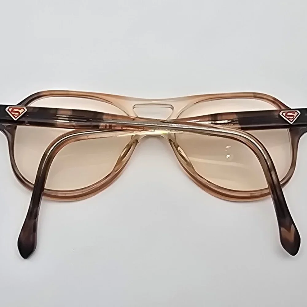 DC Comics Superman II CJ 1978 Brown Fade Kids Aviator Eyeglasses 45-18-135
